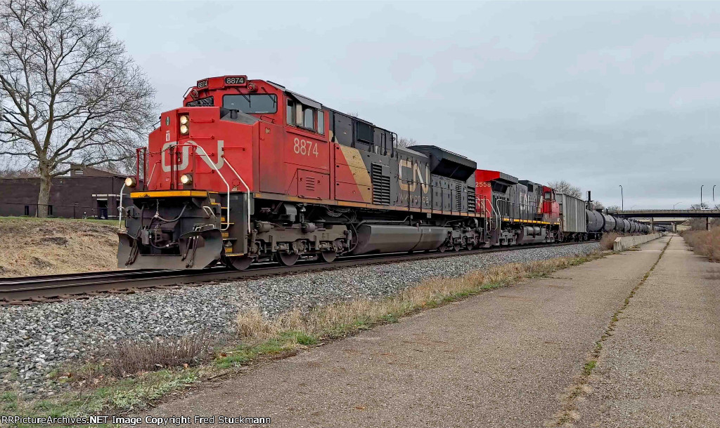 CN 8874 leads B773.